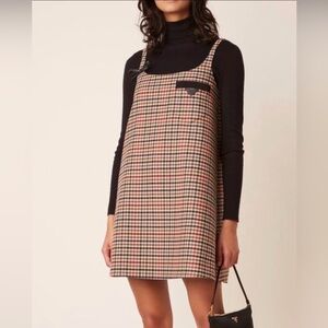 Tuckernuck hazelnut plaid Genevieve dress